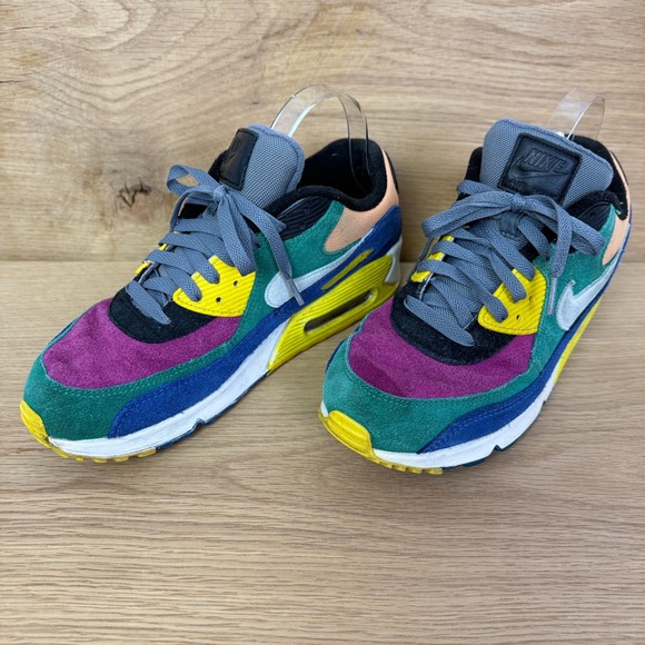 Nike Air Max 90 Running\u200e Shoes Sneakers Multi Color Mens Size 9 CD0917-300